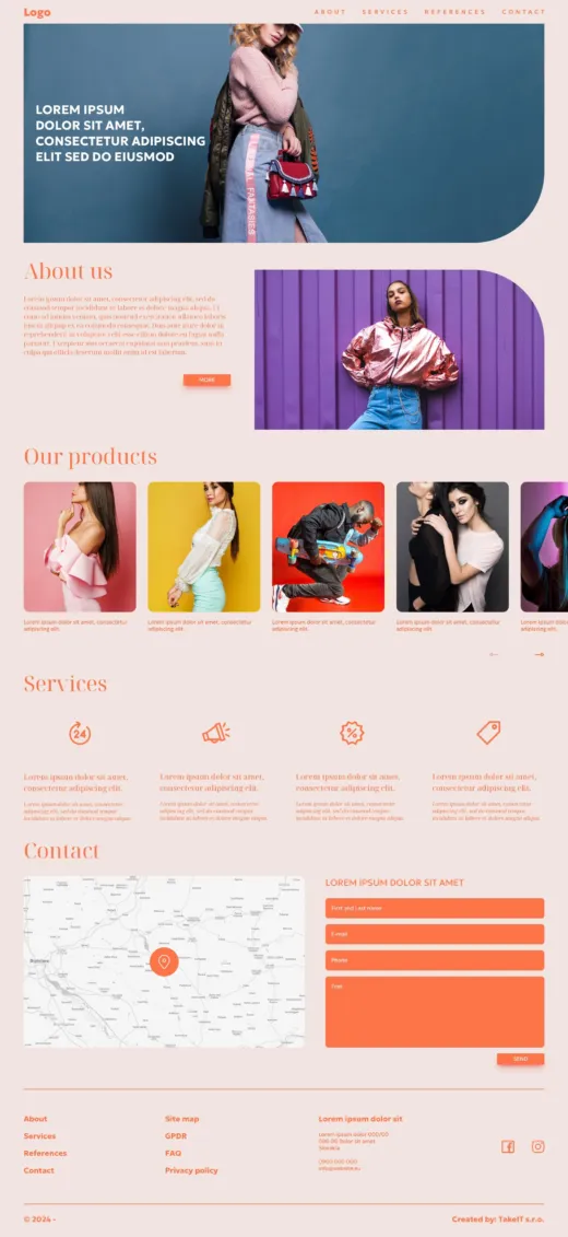 Template 1 2 colored mainpage